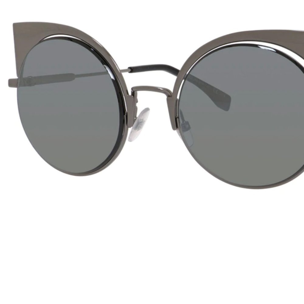 Fendi Metal Eyeshine Cat-eye Sunglasses